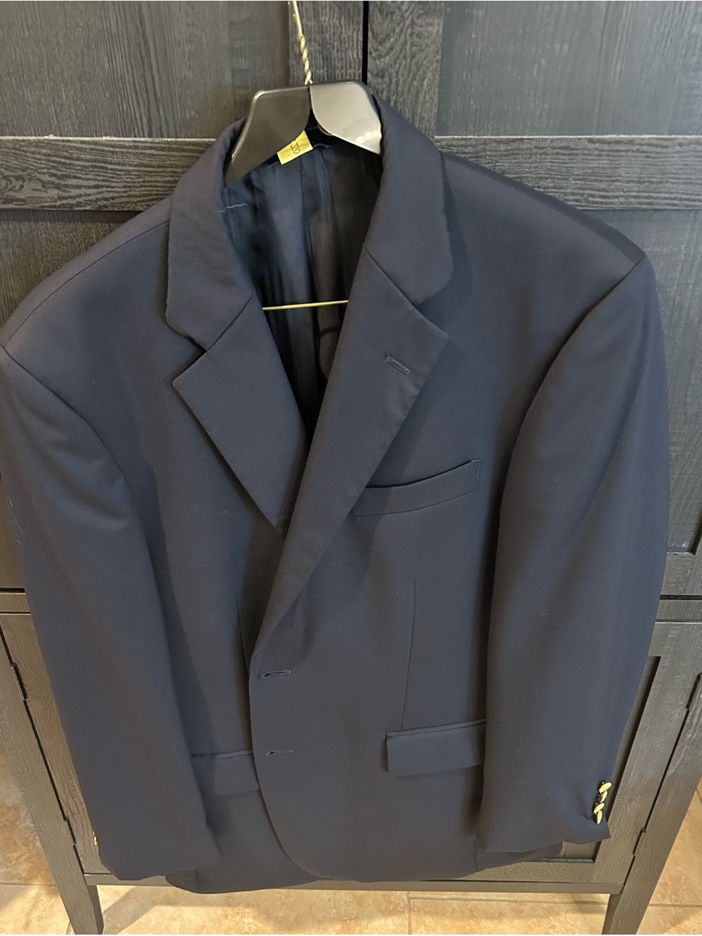 Brooks Brothers Navy Single-Breasted Blazer